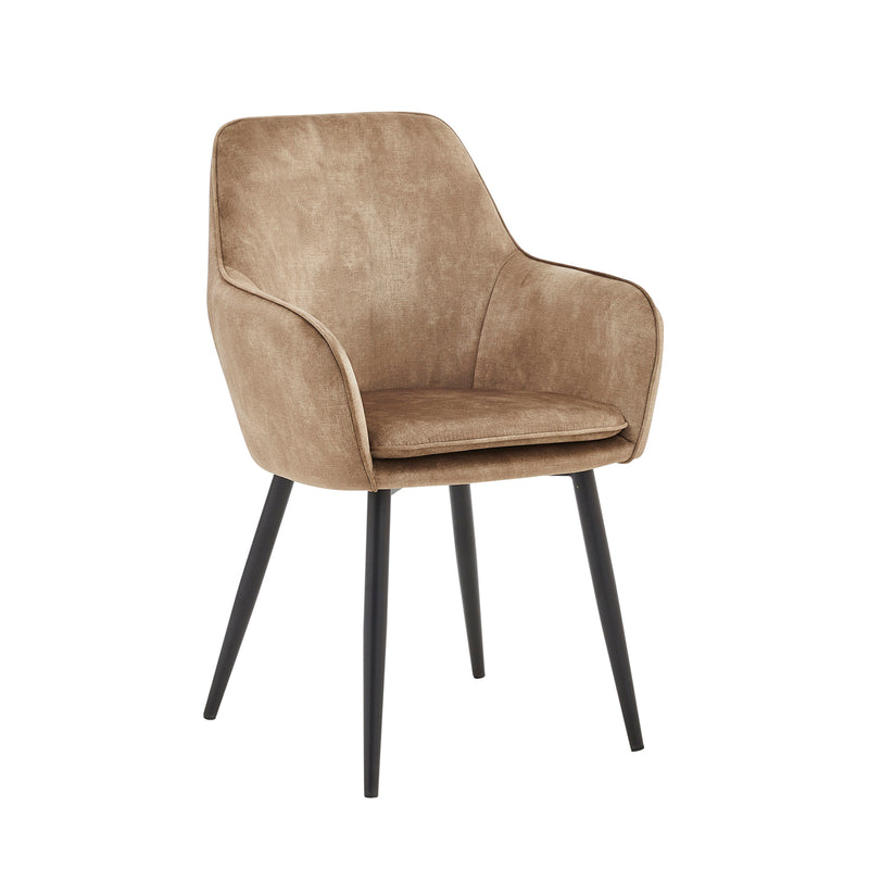 Levan Dining Chair – Taupe Adore Velvet