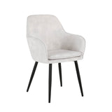 Levan Eetkamerstoel - Ecru Adore Velvet