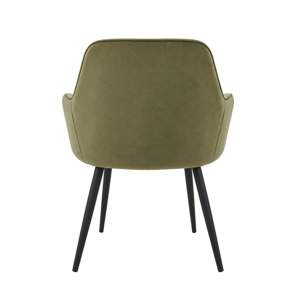 Levan Dining Chair - Green Velvet