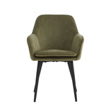 Levan Dining Chair - Green Velvet