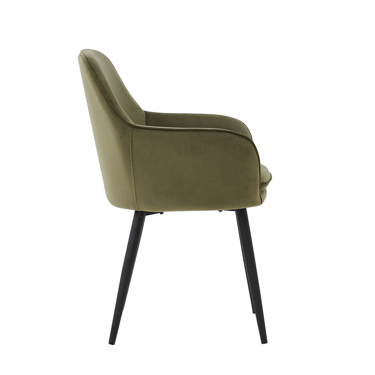 Levan Dining Chair - Green Velvet