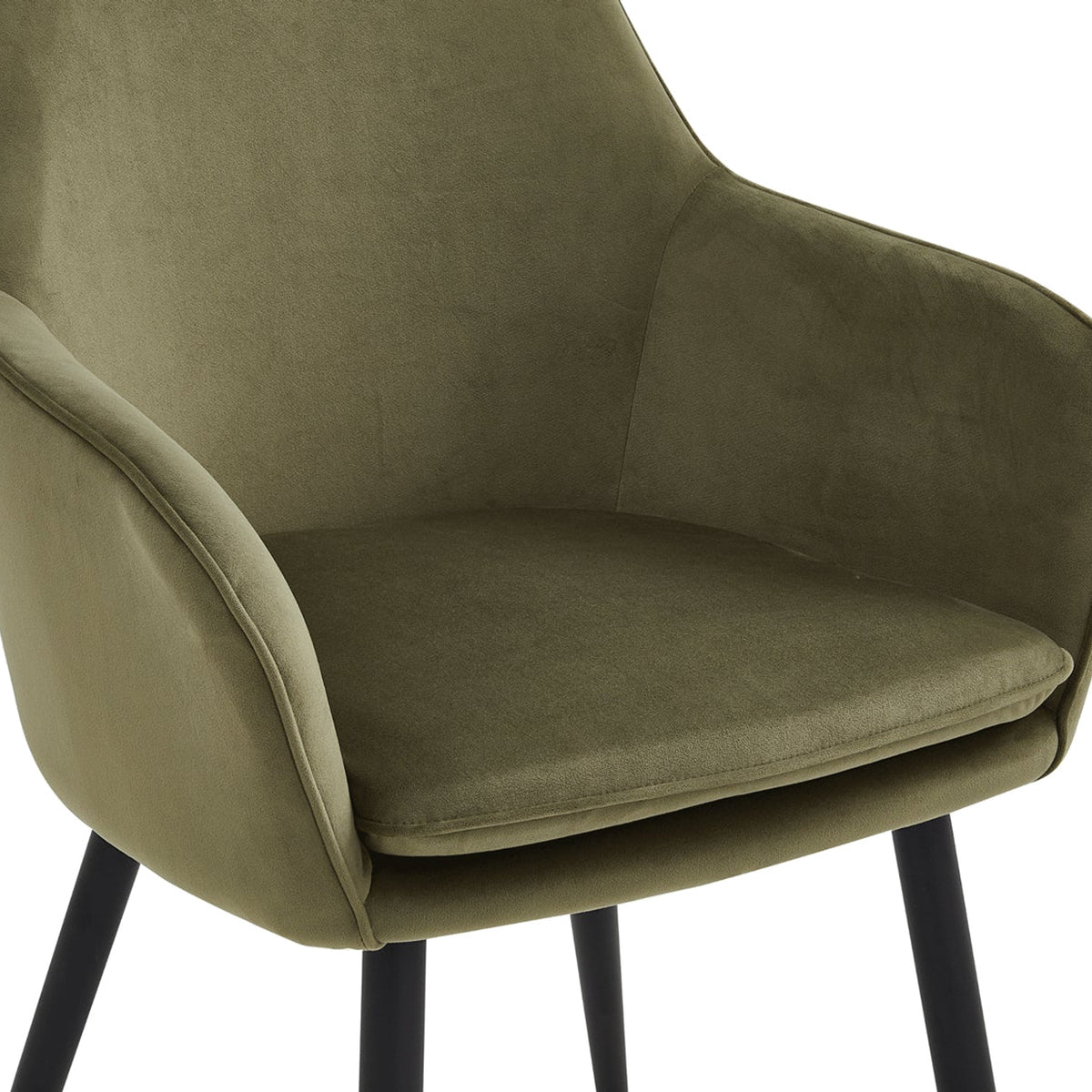 Levan Dining Chair - Green Velvet