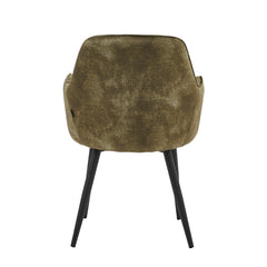 Levan Sedia Da Pranzo - Velluto Adore Verde