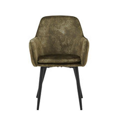 Levan Sedia Da Pranzo - Velluto Adore Verde