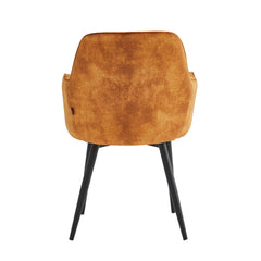 Levan Eetkamerstoel - Okergeel Adore Velvet
