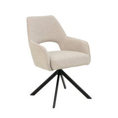 Liam Eetkamerstoel - Beige Boucle