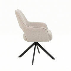 Chaise de salle à manger Liam - Boucle beige