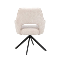 Liam Eetkamerstoel - Beige Chenille