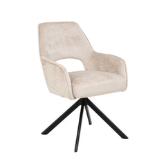 Liam Sedia Da Pranzo - Ciniglia Tortora Chiaro