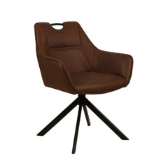 Lucas Sedia Da Pranzo - Microfibra Whisky