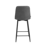 Luciano Barkrukken - Antraciet Microfiber