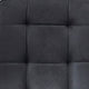 Luciano Bar Stools - Anthracite Microfiber