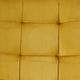 Luciano Bar Stools - Ochre Yellow Velvet