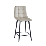 Luciano Barhocker - Beigefarbener Samt