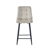 Luciano Barhocker - Beigefarbener Samt