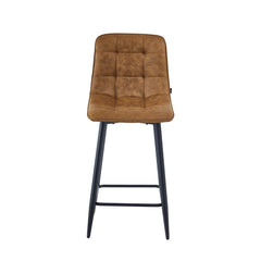 Luciano Sgabelli Da Bar - Microfibra Cognac