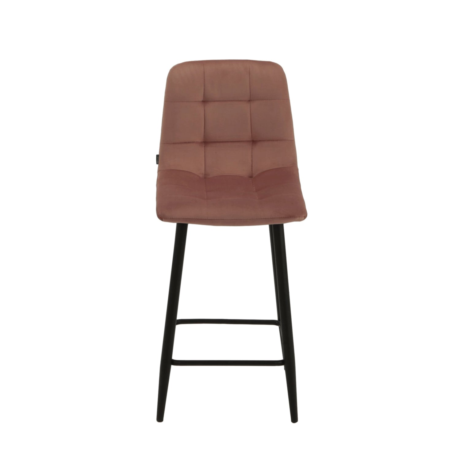 Luciano Bar Stools - Pink Velvet