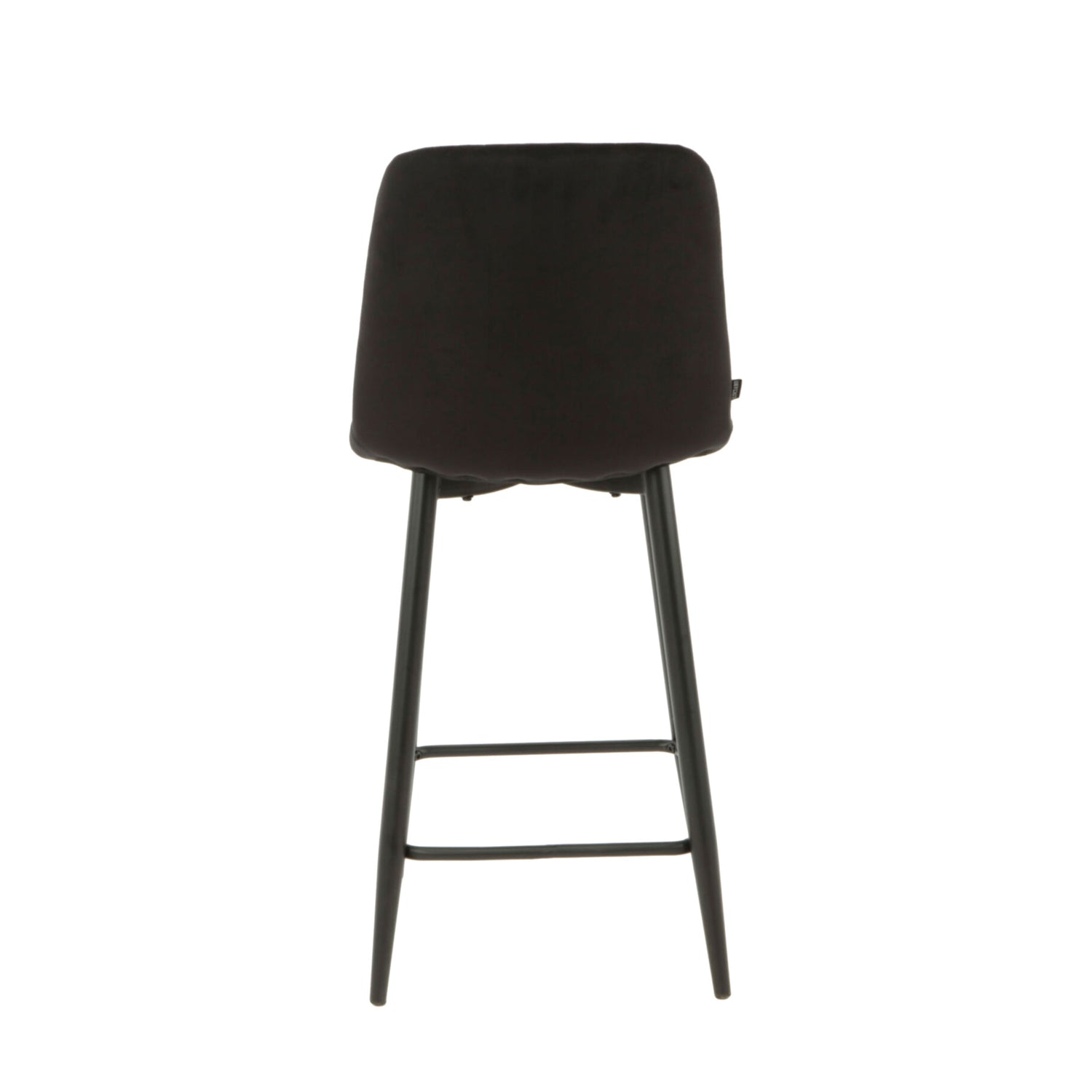 Luciano Bar Stools - Black Velvet