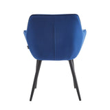 Luna Dining Chair - Blue Velvet