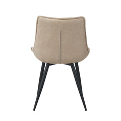 Manila Dining Chair - Beige Microfiber