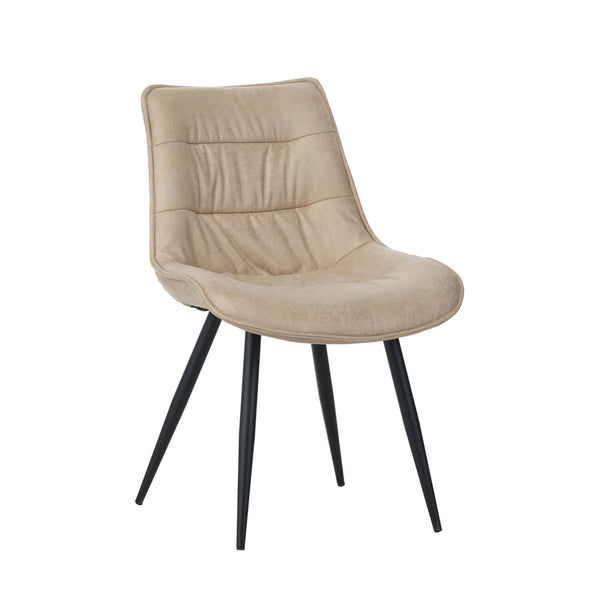 Manila Sedia Da Pranzo - Microfibra Beige