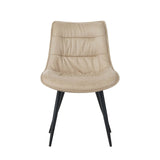 Manila Esszimmerstuhl - Beige Mikrofaser