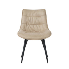 Manila Dining Chair - Beige Microfiber