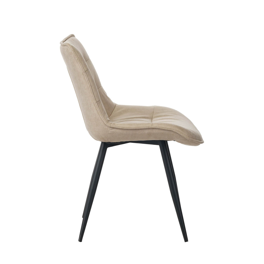 Chaise de salle à manger Manila - Microfibre beige