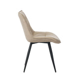 Manila Esszimmerstuhl - Beige Mikrofaser