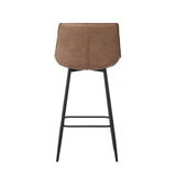 Manila Barkrukken - Cognac Microfiber