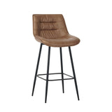 Manila Barkrukken - Cognac Microfiber