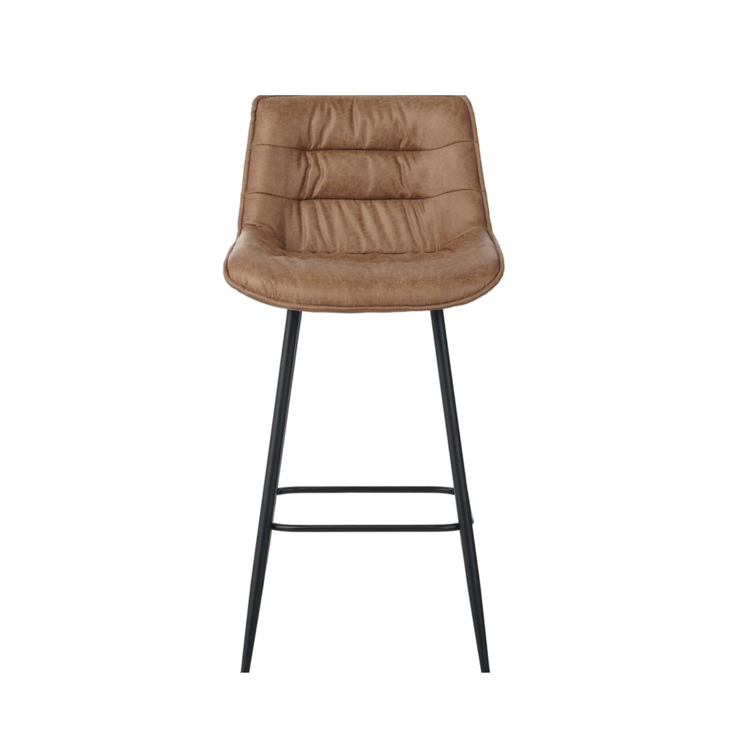 Manila Barkrukken - Cognac Microfiber