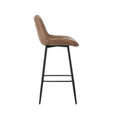 Manila Barkrukken - Cognac Microfiber