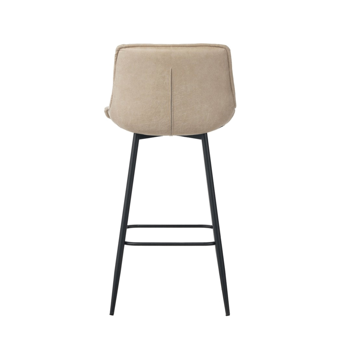 Manila Barhocker - Beige Mikrofaser