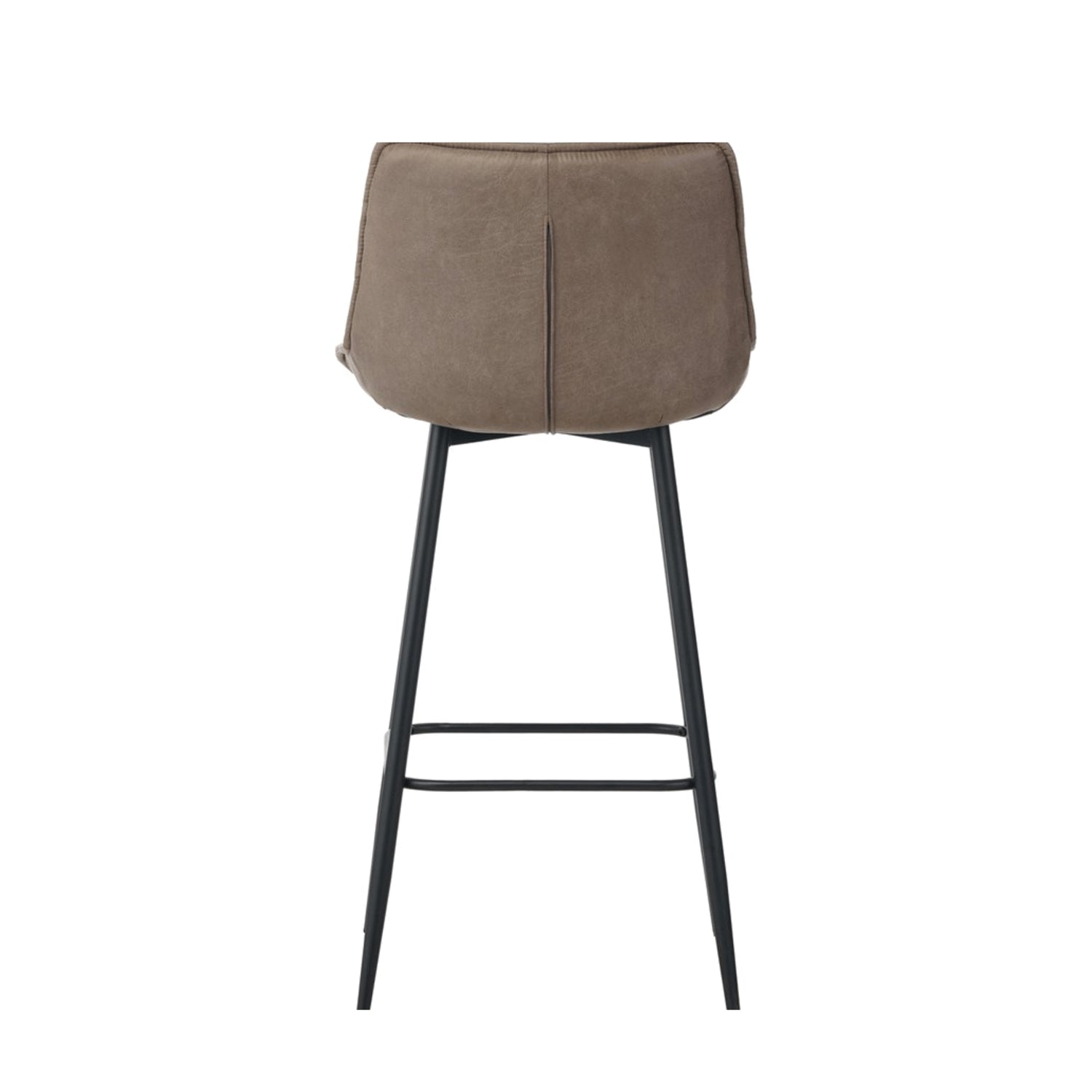 Manila Bar Stools - Taupe Microfiber