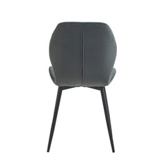 Manny Eetkamerstoel - Grijs Velvet