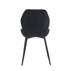 Manny Eetkamerstoel - Zwart Velvet
