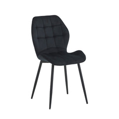 Manny Eetkamerstoel - Zwart Velvet