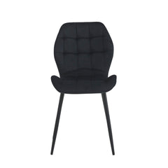 Manny Eetkamerstoel - Zwart Velvet