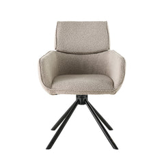 Marta Sedia Da Pranzo - Beige Bouclè