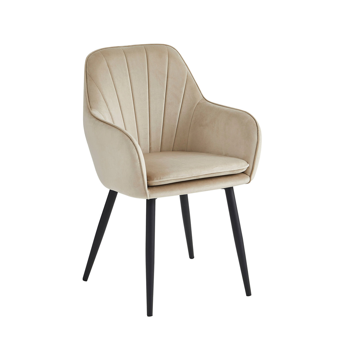 Melissa Eetkamerstoel - Beige Velvet