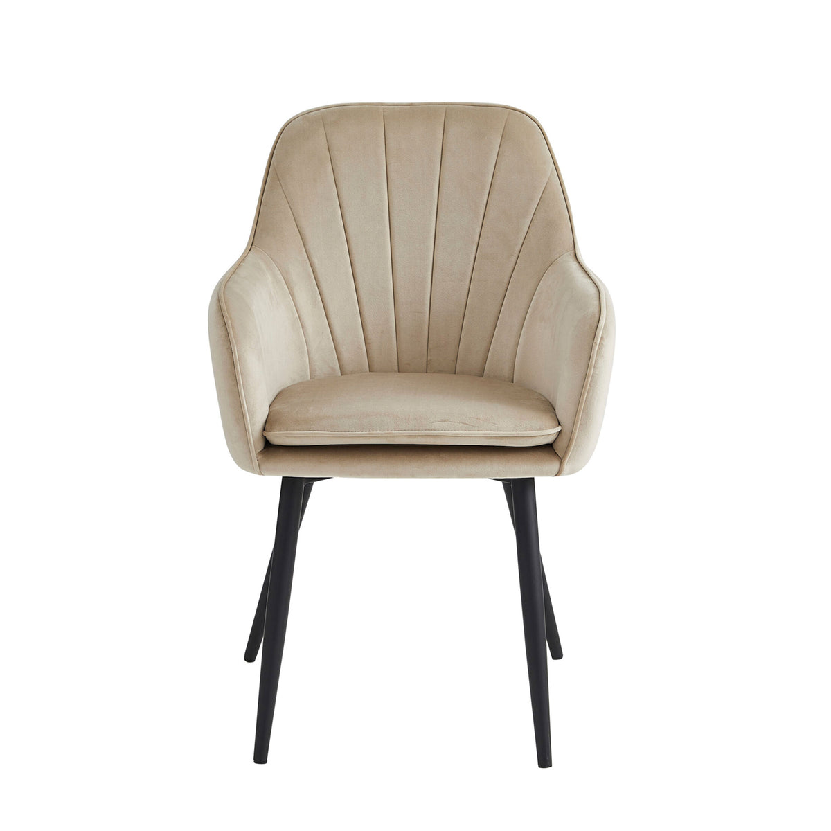 Melissa Eetkamerstoel - Beige Velvet