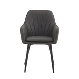 Melissa Eetkamerstoel - Antraciet Microfiber