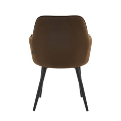Melissa Eetkamerstoel - Bruin Velvet