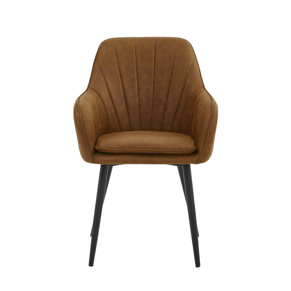 Melissa Eetkamerstoel - Cognac Microvezel
