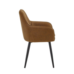 Melissa Eetkamerstoel - Cognac Microfiber