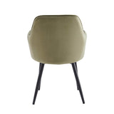 Melissa Eetkamerstoel - Groen Velvet Fabb