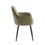 Melissa Eetkamerstoel - Groen Velvet Fabb