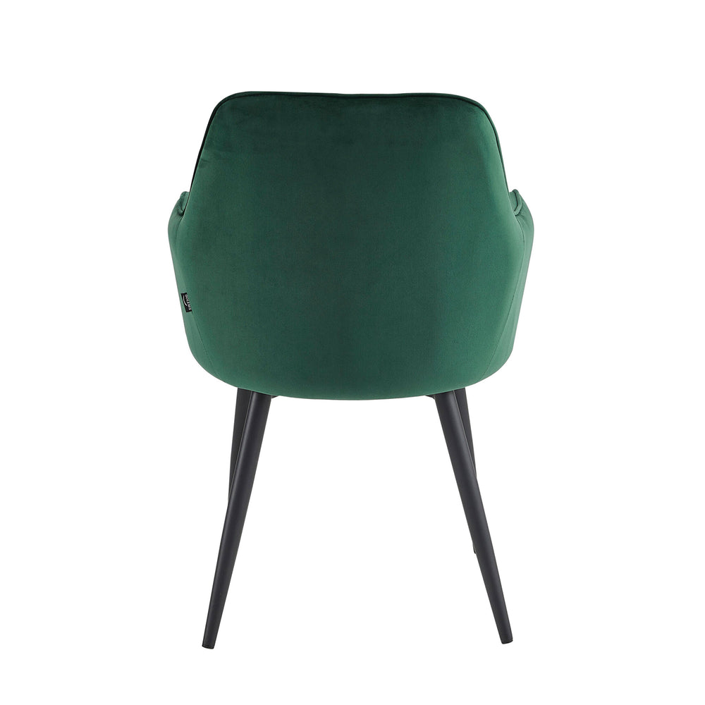 Melissa Eetkamerstoel - Groen Velvet