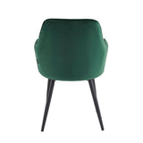Melissa Eetkamerstoel - Groen Velvet